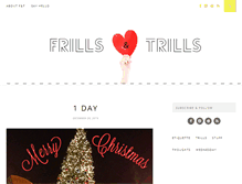 Tablet Screenshot of frillsandtrills.com